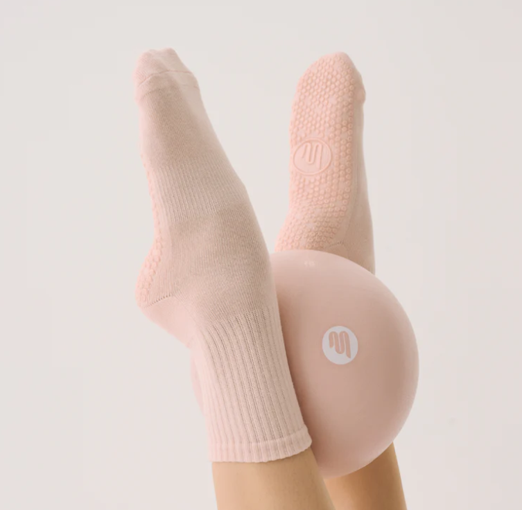 MoveActive Crew Non Slip Grip Socks